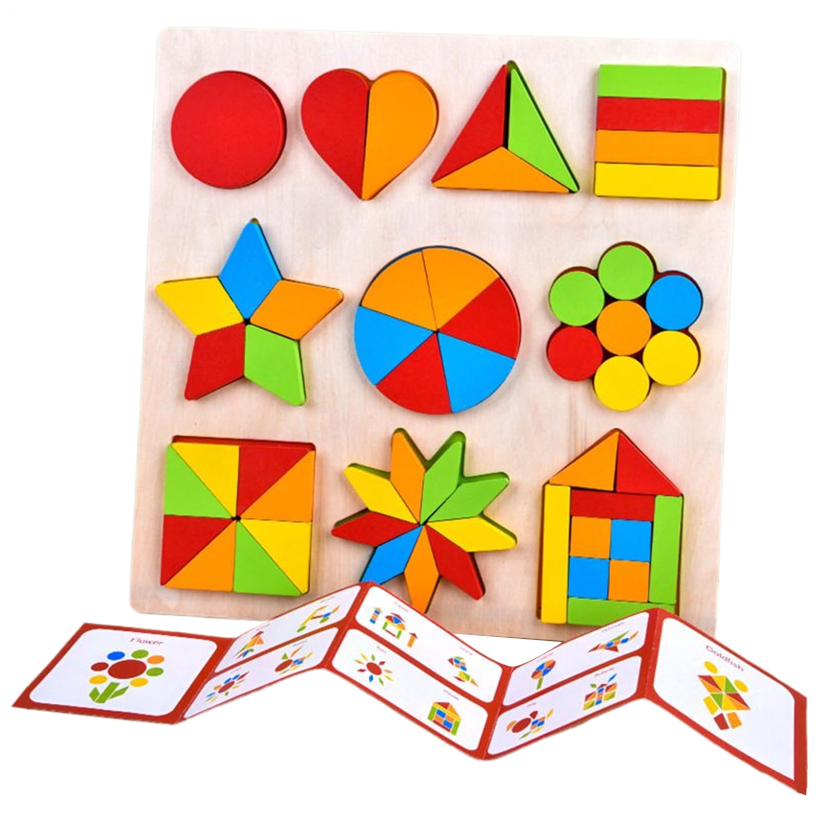 Puzzle formes de qualité supérieure pour activités géométriques d'éveil - 8