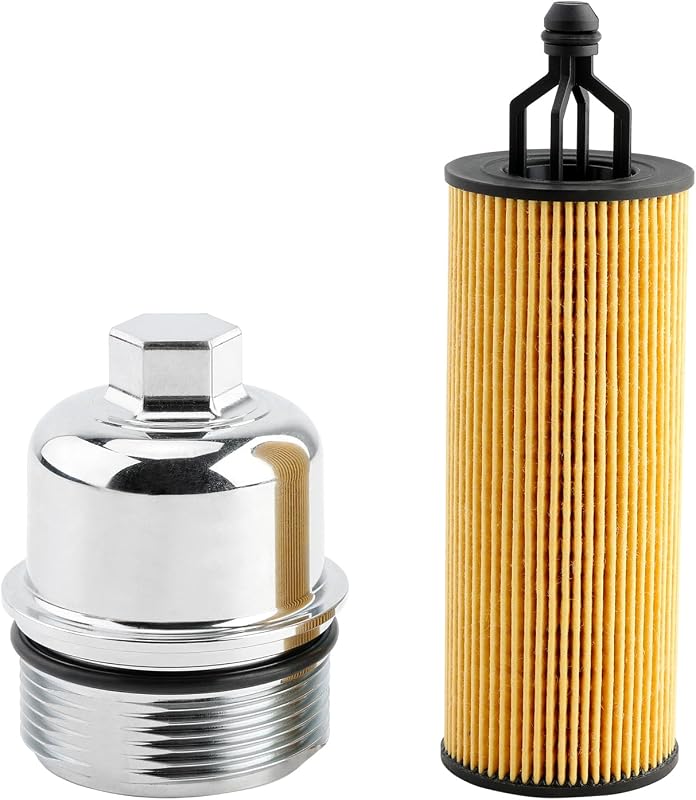 Filtro de óleo com tampa de alumínio ATRACYPART para motores 3.6L V6 Chrysler Dodge Jeep Ram – Kit