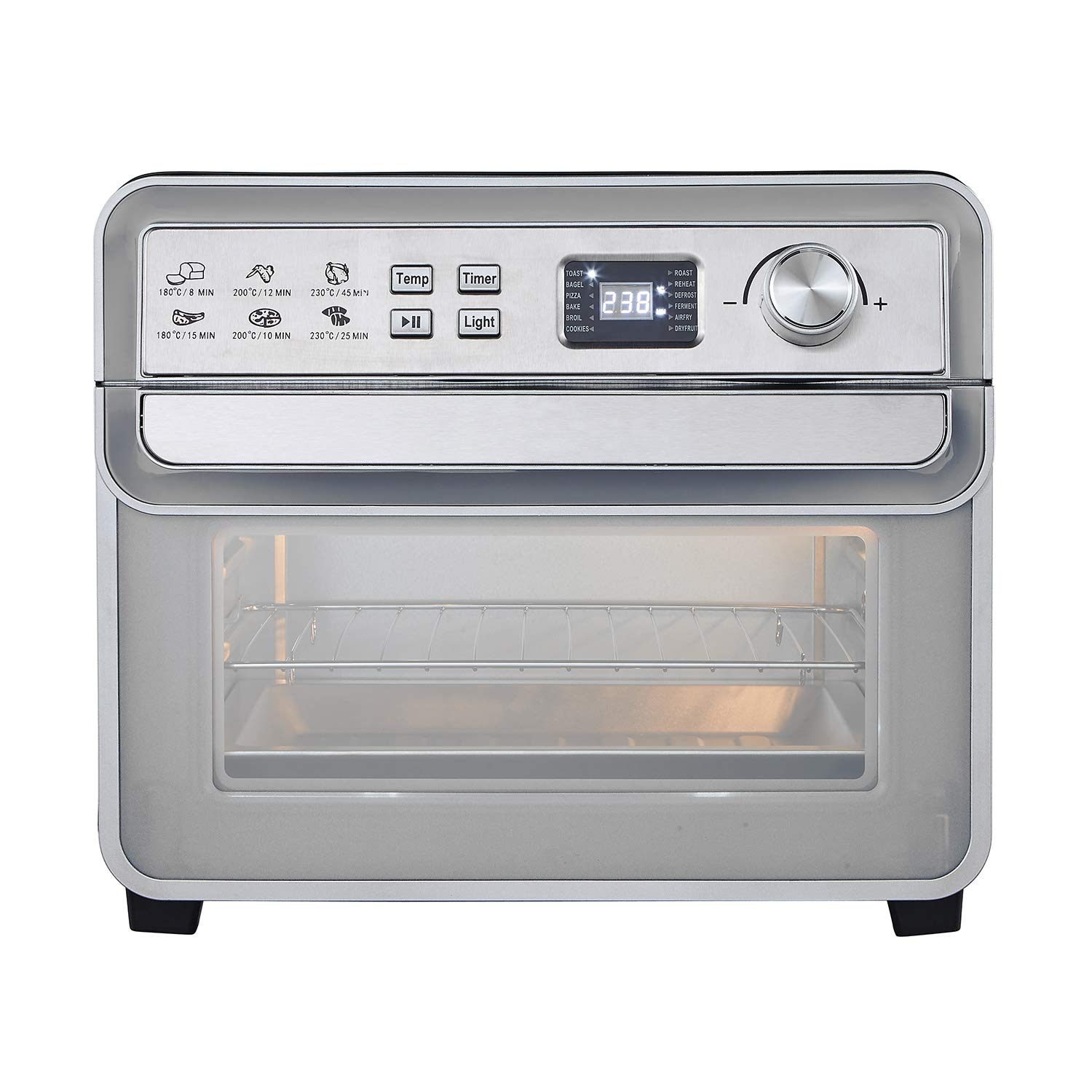 thinkkitchen digital convection toaster oven & air fryer 1800w