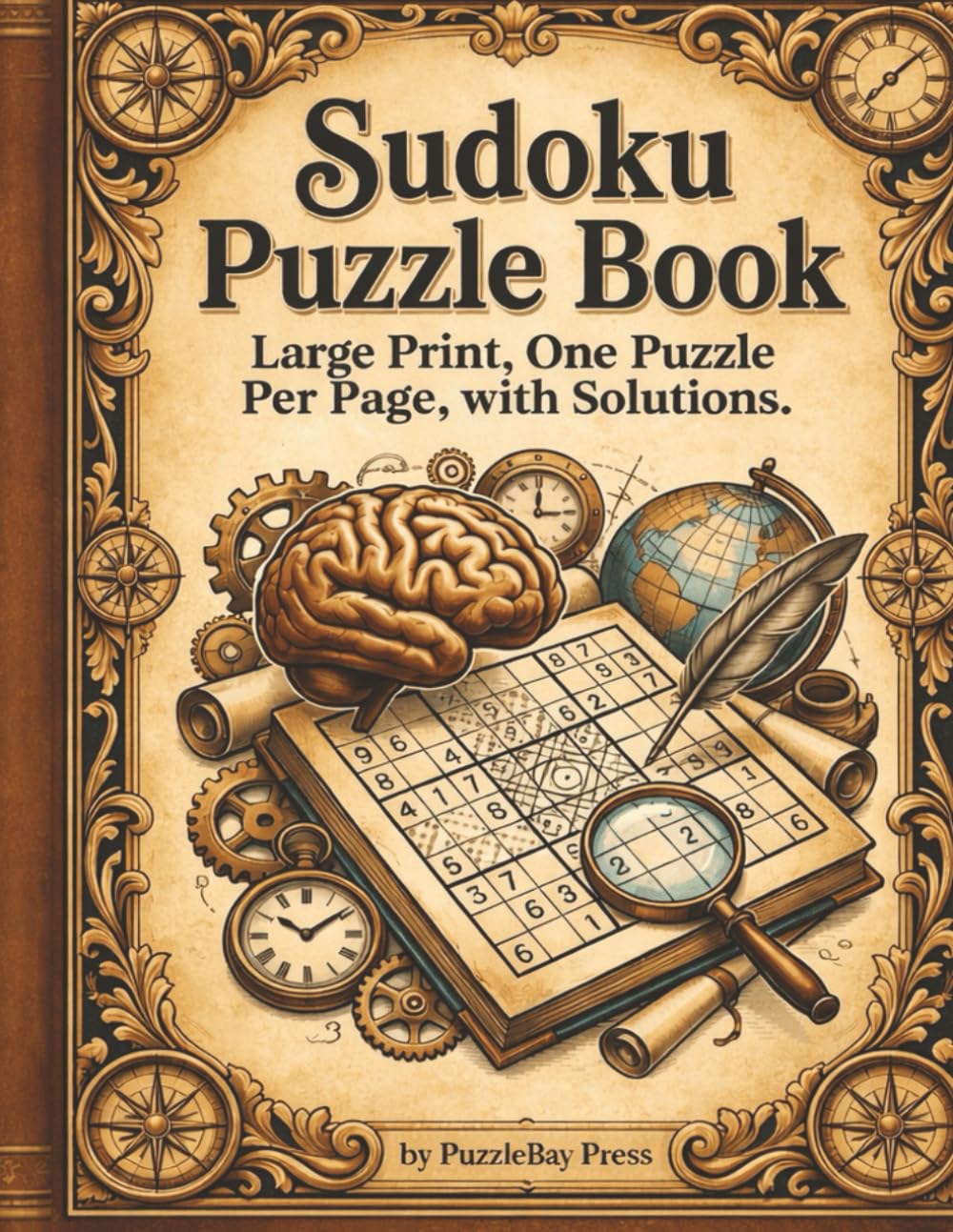 Sudoku Puzzle Book: 50 Puzzles to Boost Brain Health and Keep Your Mind Sharp