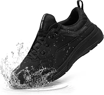 Zapatos Antideslizantes Hombre Mujer de Cocina Hostelería Impermeable Zapatillas Camarero Sanitario Sin Puntera Slip-On