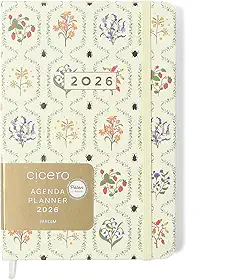 AGENDA PLANNER CICEROS 2026 JARDIM SEMANAL 14X21 OFF WHITE