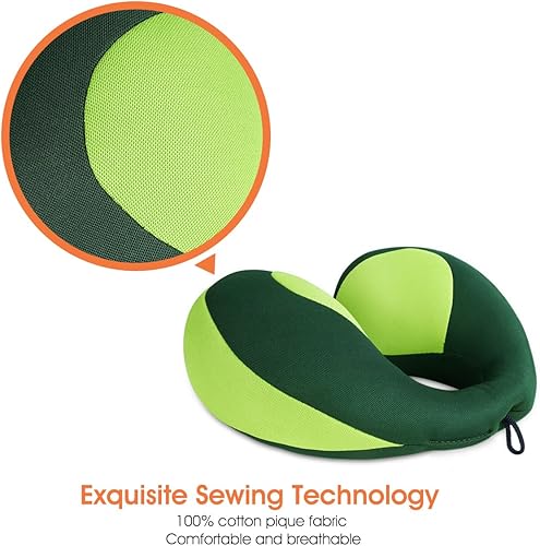 Miniatura 7 de INFANZIA Almohada de viaje infantil para el cuello con soporte para el mentón, sujeta cómodamente la cabeza, el cuello y el mentón, evita que la