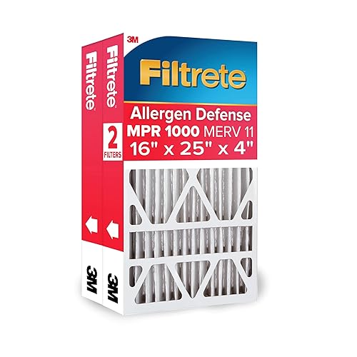 Filtrete 16x25x4 AC Furnace Air Filter, MPR 1000, MERV 11,