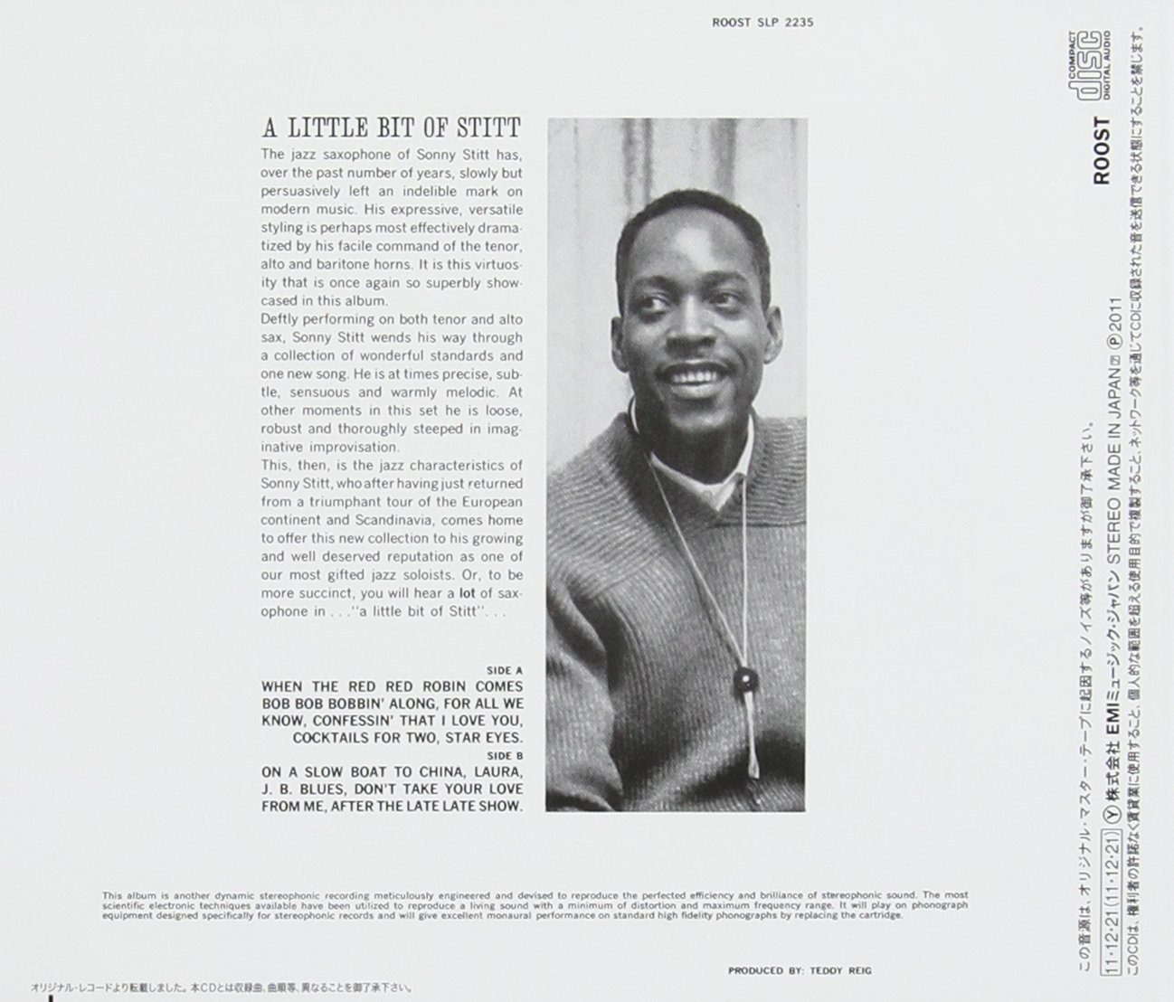 SONNY STITT - A Little Bit Of Stitt - CD