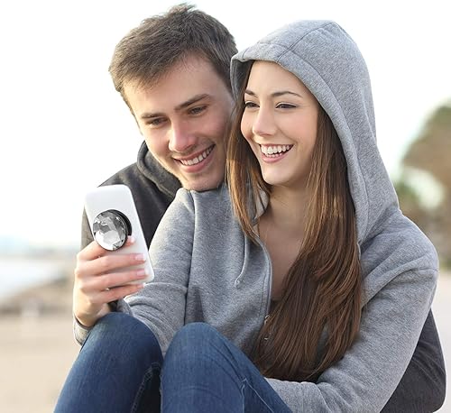 Miniatura 6 de 6 piezas de plástico Disco Crystal Phone Grip plegable Crystal Phone Grip Holder Adhesivo Plegable Expanding Finger Stand Holder Kickstand Grip para