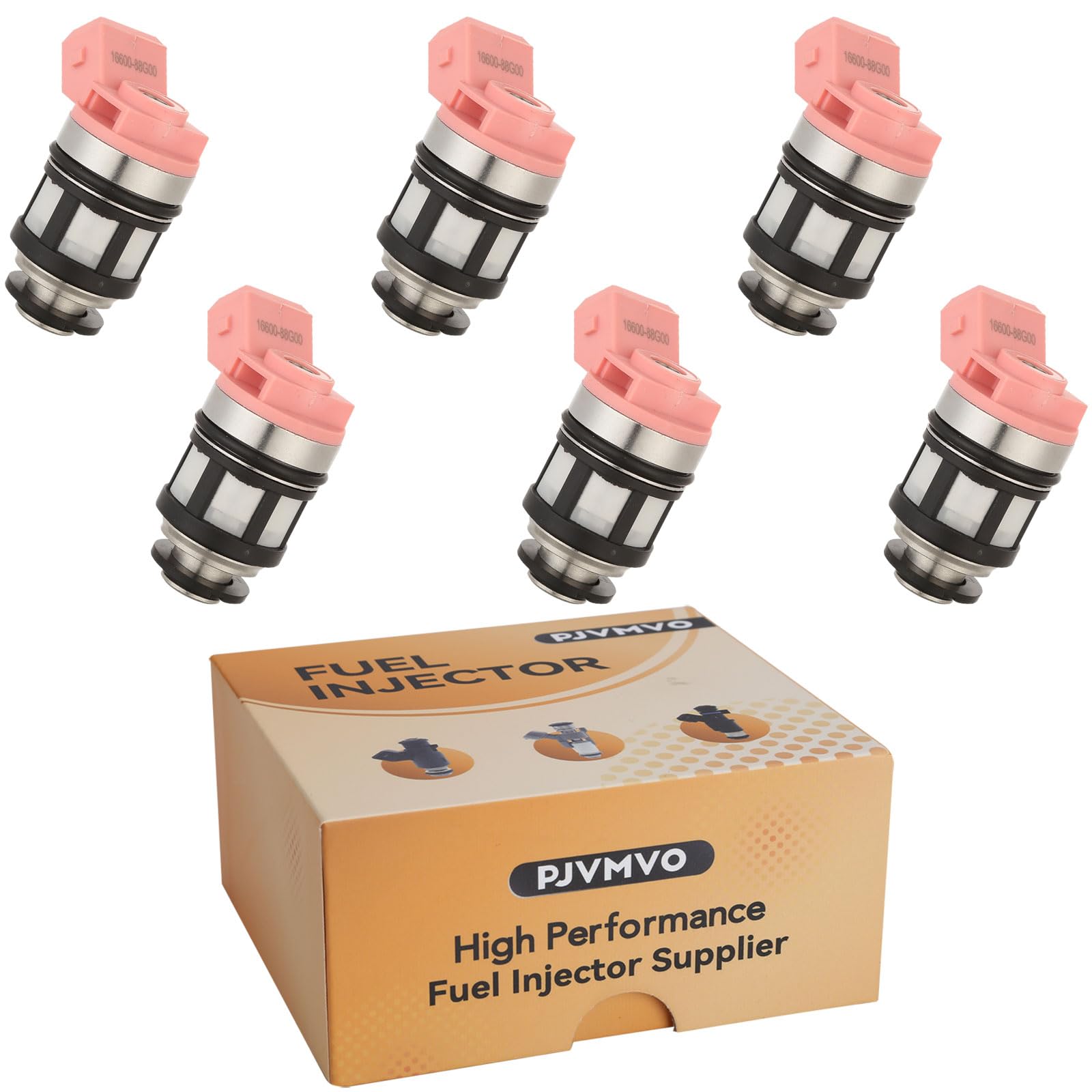 Photo 1 of 16600-88G00 Fuel Injectors,Compatible with/Nissan 3.0 D21 Pickup 1990-1994, Pathfinder 1990-1995,Quest 1993-1995,Compatible with/Mercury Villager 3.0L |1 Holes| |Set of 6|
