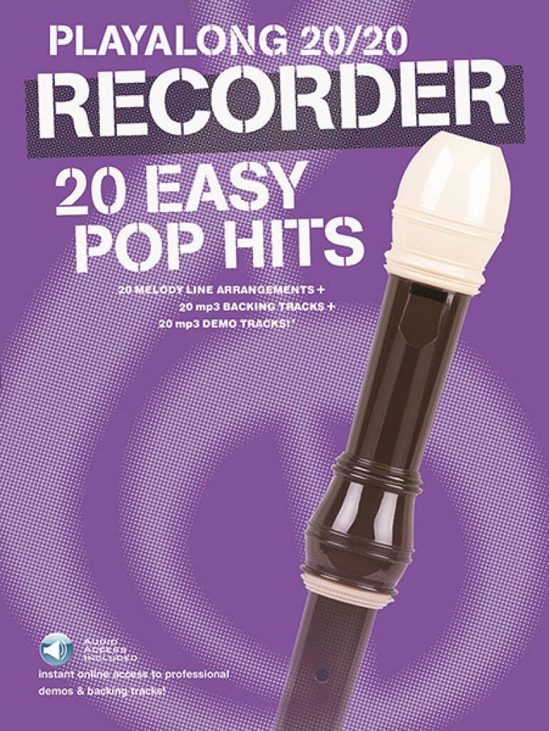 Playalong 20/20 Recorder (Book and Download Card) (Playlong 2020). Various**