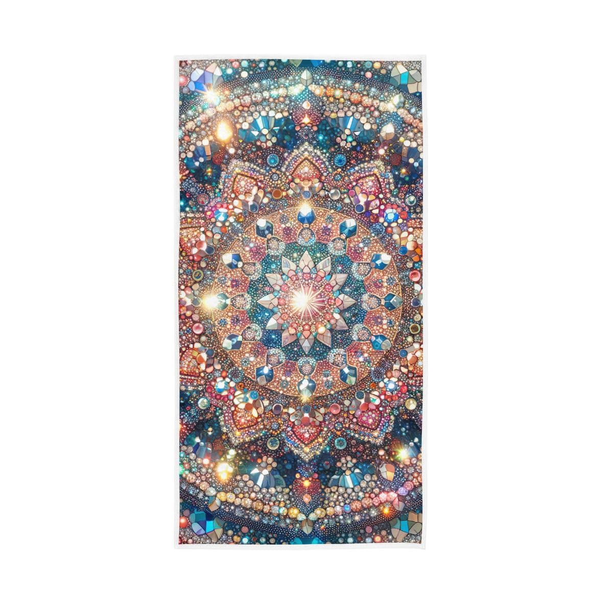 LSRCPD Stunning Mandala Hand Towels for Bathroom, Hand Towel for Bathroom, Shower, Hotel, Spa 15 x 30 Inches