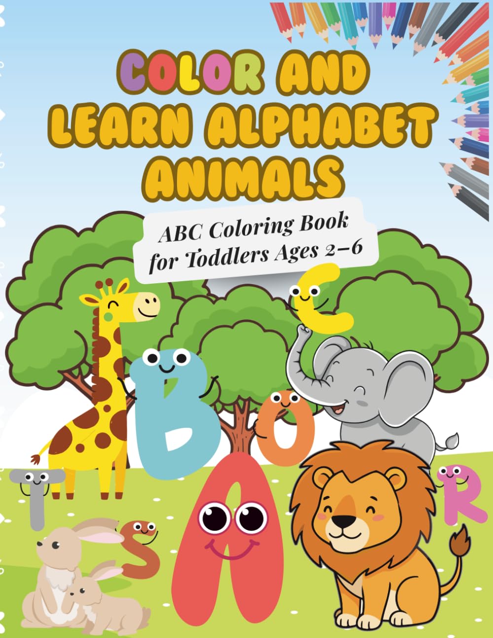 Color and Learn Alphabet Animals