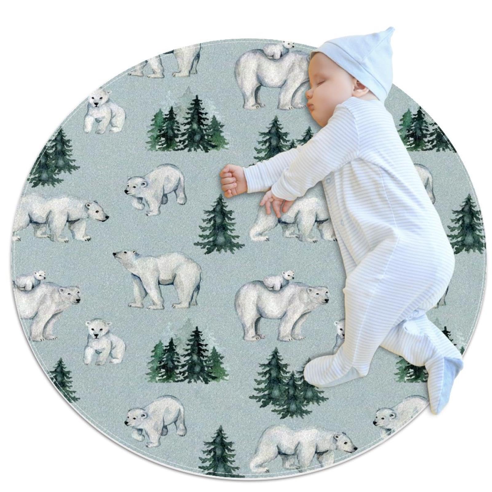 Tapis de salle de bain anti-glisse rond pour sécuriser le carrelage