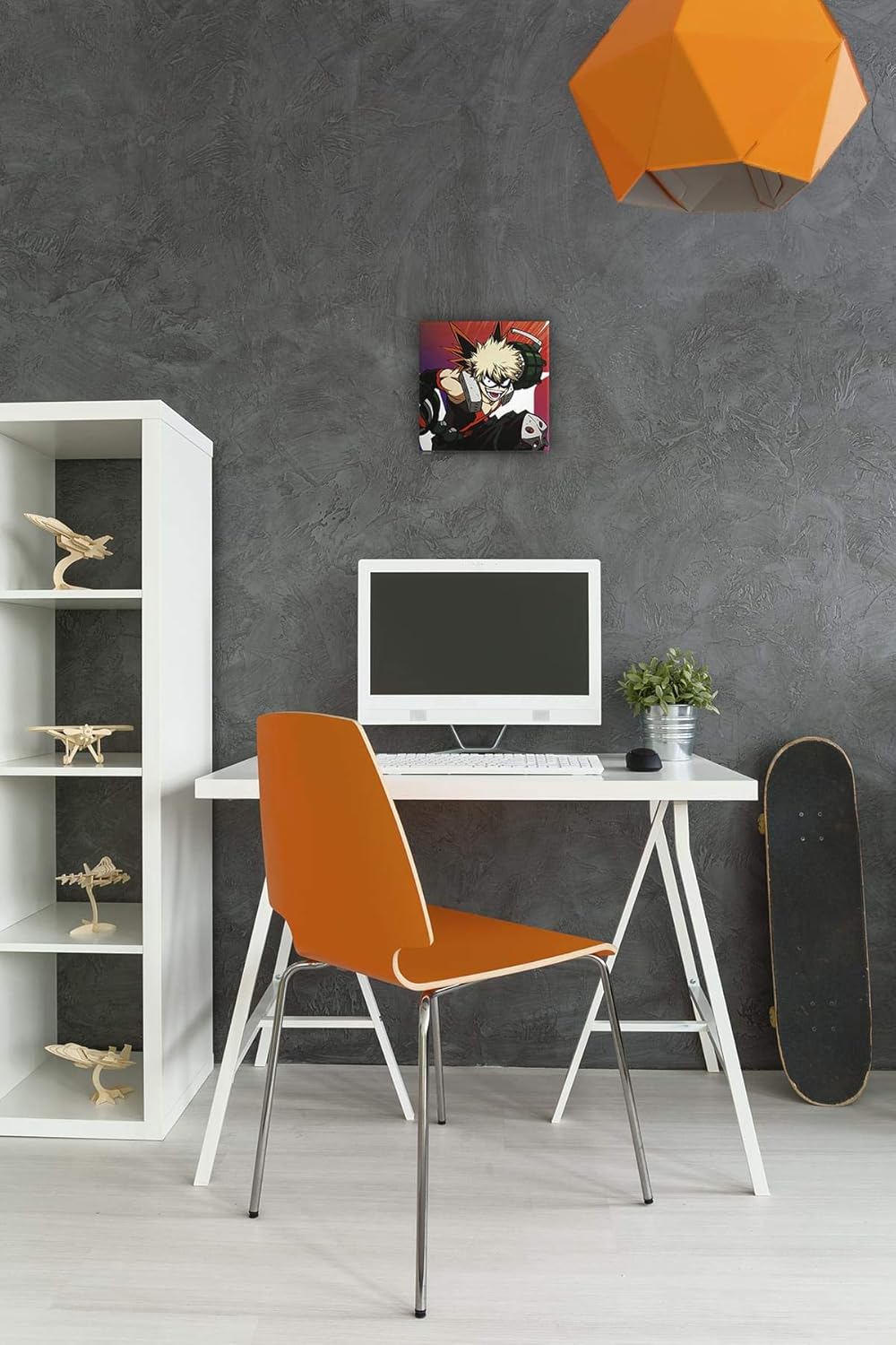 My Hero Academia LookSee Mystery Gift Box | Includes 5 Official Boku No Hero Collectibles | Includes Wall Art, Enamel Pin, & More | Bakugo Orange Edition | Collect All 4 - Image 6