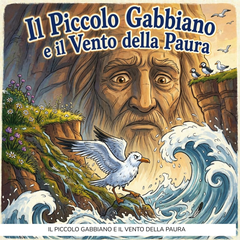 Il Piccolo Gabbiano e il Vento della Paura: Una storia sul coraggio e l’autostima (Storie per bambini sul coraggio e l’autostima)