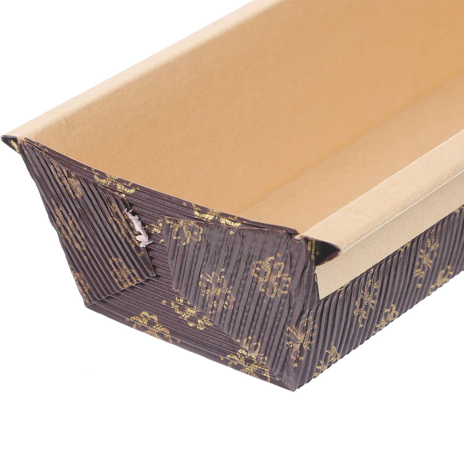 SECFOU 50 Szt Forma Do Pieczenia Tacka Papierowa Prostokątne Formy Do Pieczenia
