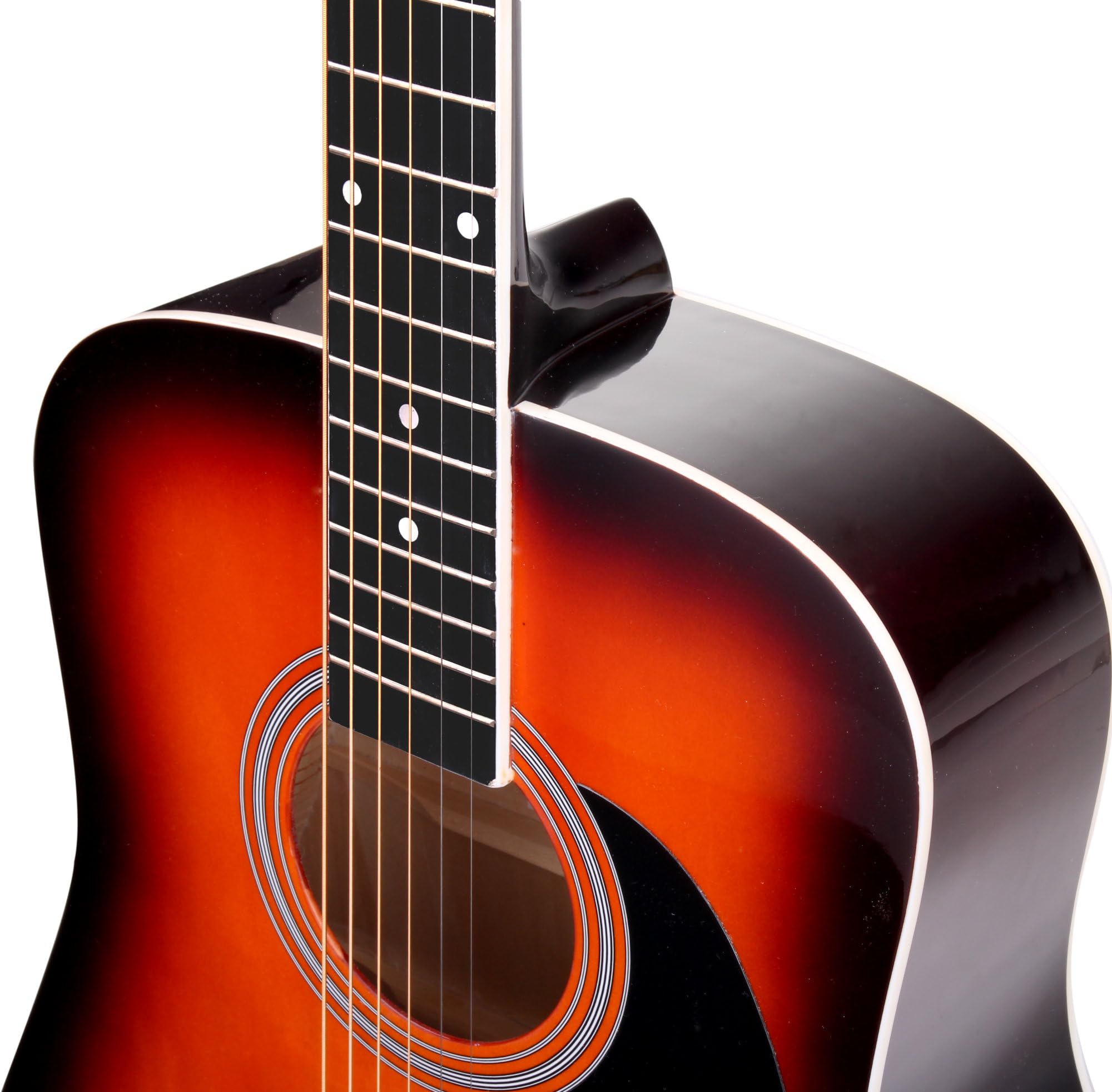 Classic Cantabile WS-10SB Chitarra Western Dreadnought Acustica Corde Acciaio Sunburst