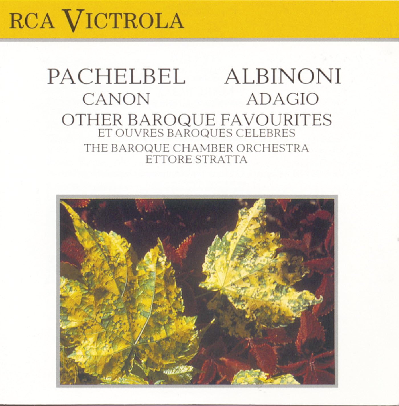 Pachelbel:CanonAlbi [Audio CD] Stratta, Ettore