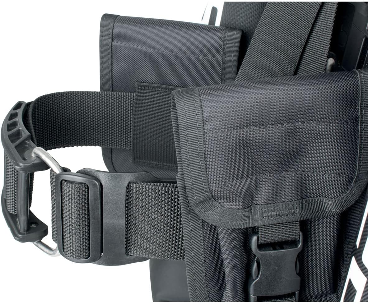 SEAC EQ-PRO, Scuba Diving Jacket, BCD with Excellent Fit, Frame to Back System, Available in 5 Sizes for Woman and Man, Black, Medium