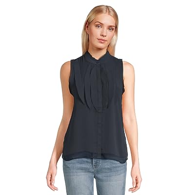 NIC+ZOE Falling Chiffon Woven Tank Top Women