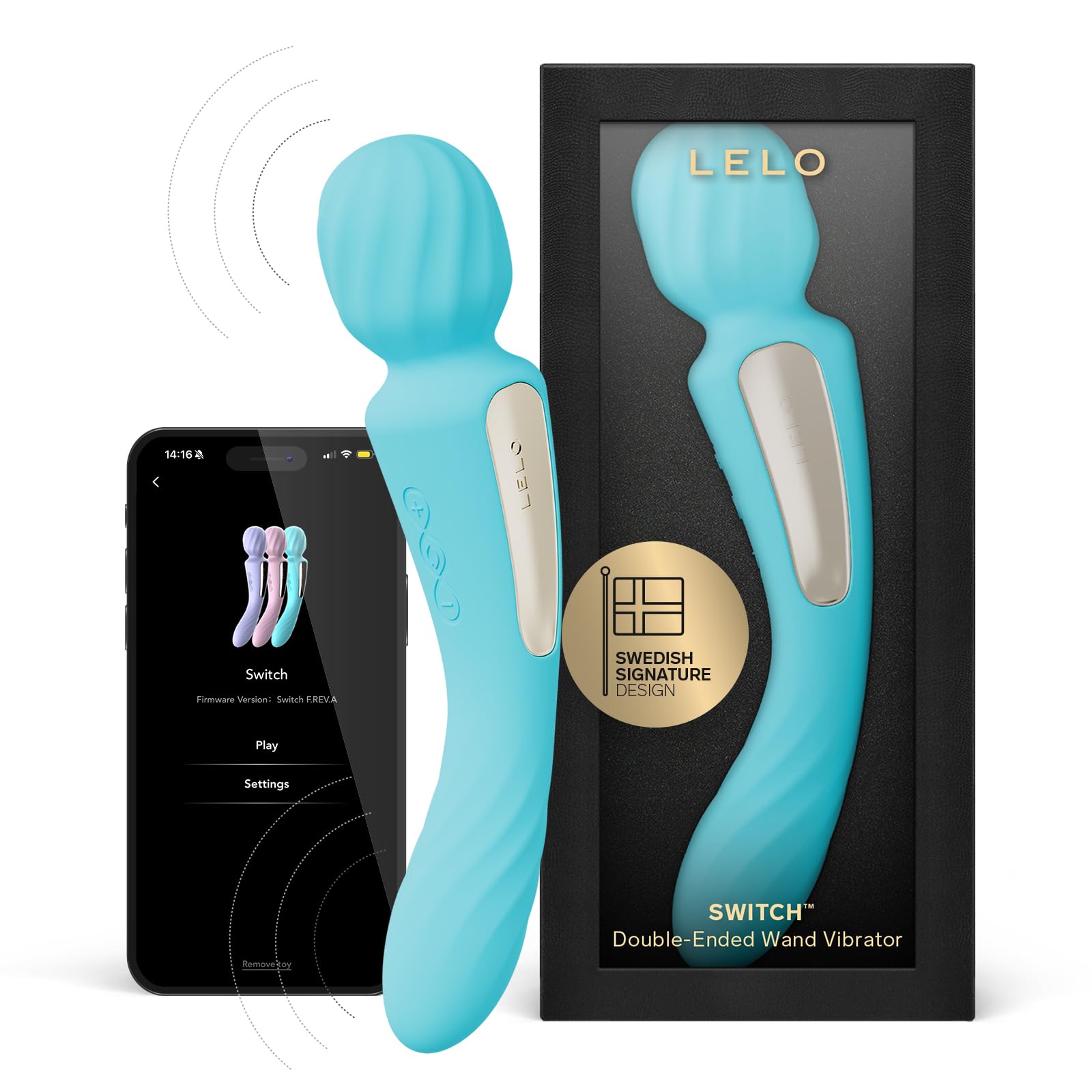 LELO - SWITCH VIBRATOR WANDA DOPPIA STIMOLAZIONE AQUA