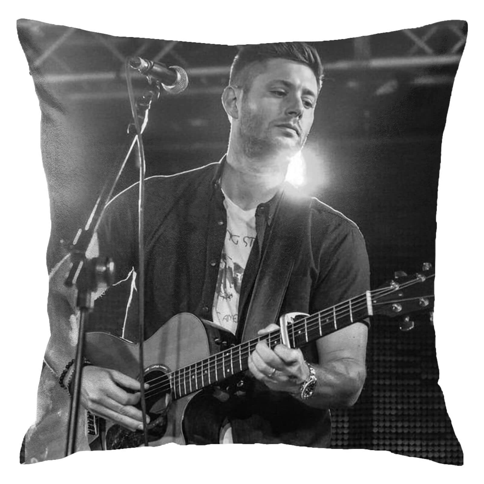 Yingd Jensen Ackles Pillow Covers Double Sided Plush Pillow Cases Dorm Decor For Bedroom Living Room 45Cm X 45Cm
