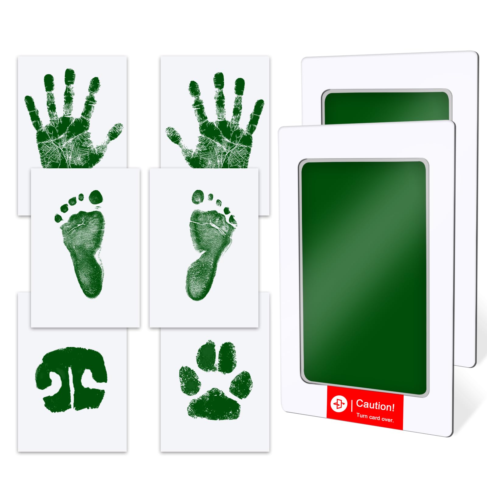 TATUNER Baby Hand and Footprint Kit Inkless - Mess Free Ink Pad, Paw Print Kit for Dogs and Cats, Safe Clean Touch Ink Pads for Newborn Handprints — view 68