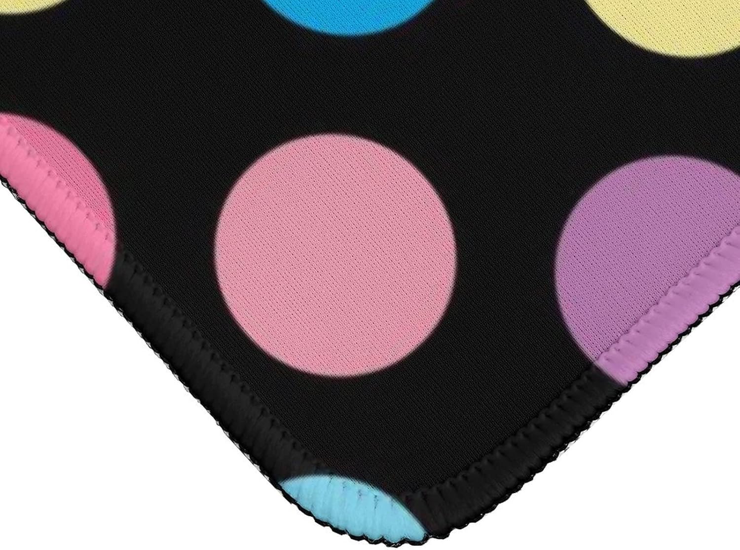 Desk Pad Large Mouse Pads, Cute Colorful Pastel Polka Dots Pattern Desk Mat for Computer Laptop & Gaming Desk Mousepad Writing Mat for Gamer,Office & Home 16 x 31inch