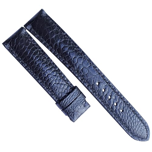 Ostrich watch band custom watch bands black ostrich watch strap 20mm, 18mm, 19mm, 21mm, 22mm, 23mm (With Steel Folding Clasp, 20mm)
