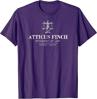 Atticus Finch Attorney at Law Macomb Alabama Distressed T-Shirt