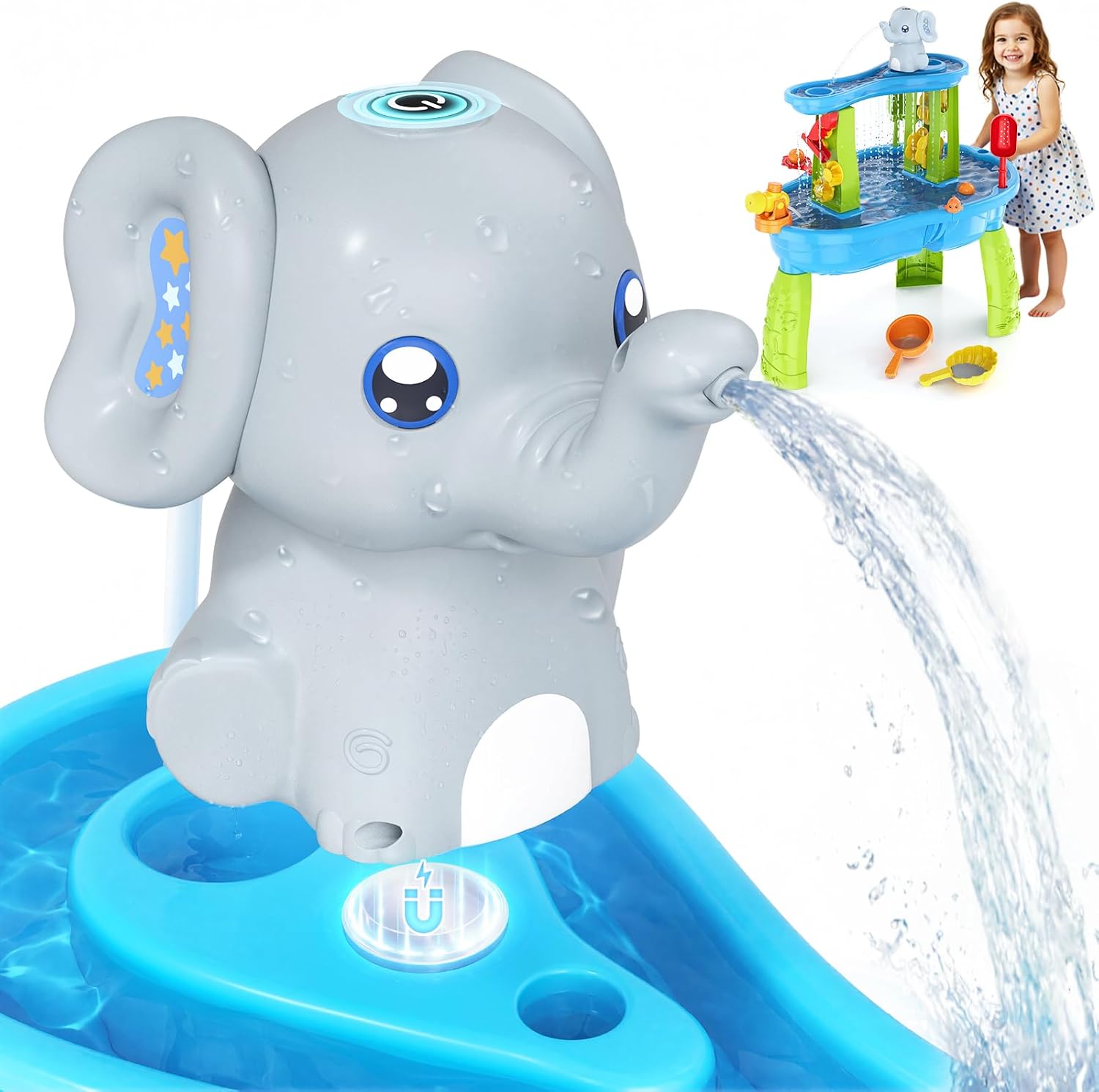 Wee Wonders Water Table Pump with Magnetic Sheet & Rechargeable