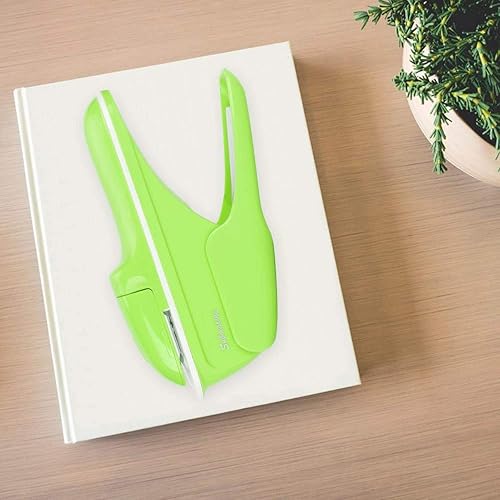 Miniatura 3 de Grapadora sin grapas, sin grapas, grapadora manual sin grapas con diseño de estructura que ahorra mano para oficina, escuela, mango cómodo, fácil de