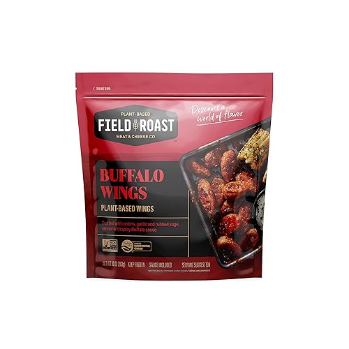 Field Roast, Fruffalo vegano, alas estilo búfalo, 10 oz (congelado)