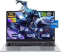 NAIKLULU Laptop para jogos, laptop de 15,6 polegadas, processador i7-1195G7 4C/8T (até 5 GHz), gráficos MX450, 16 GB de RAM, SSD de 1 TB, tela FHD 1920 x 1080 de 15,6 polegadas, WiFi 5, BT4.2, teclado