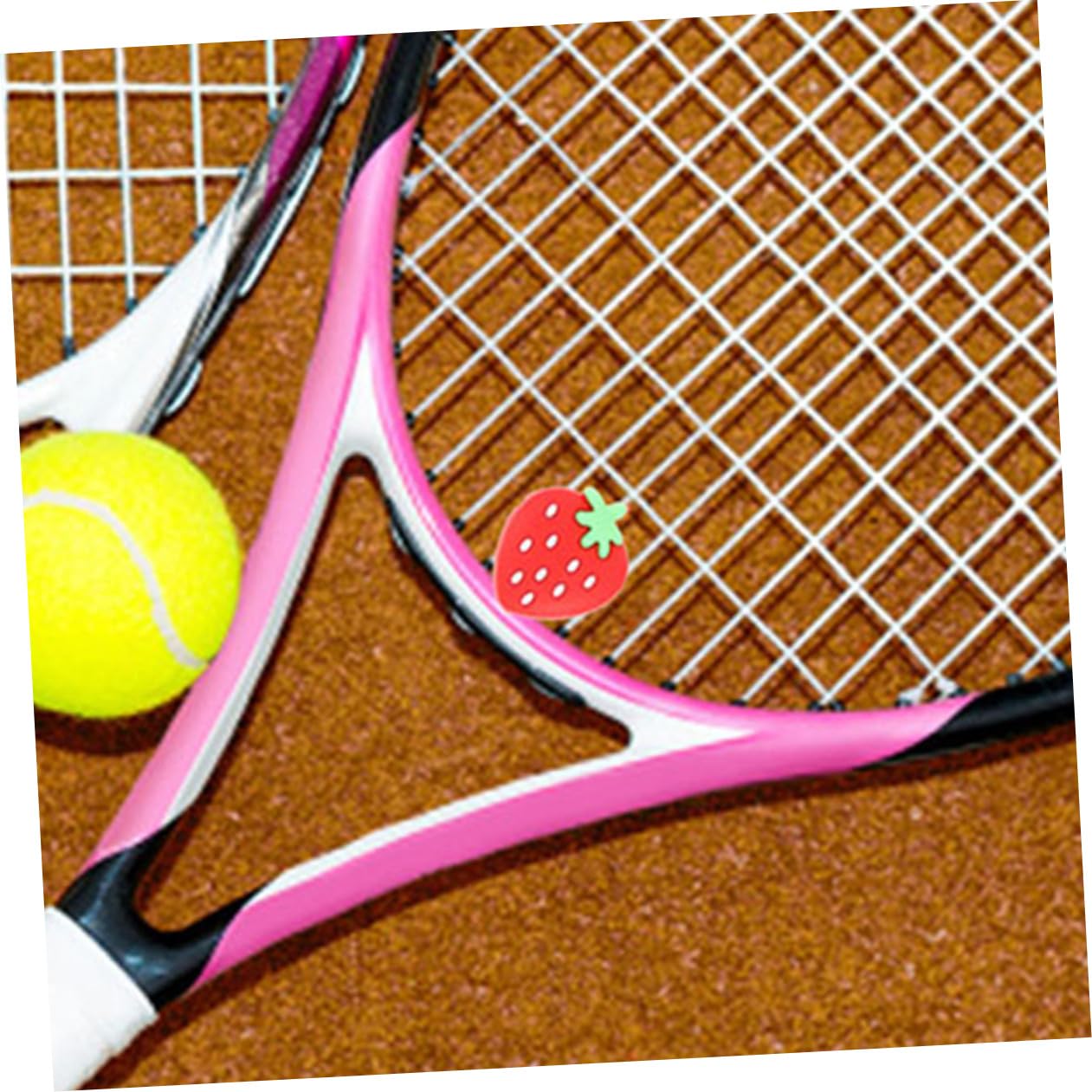 ifundom Ammortizzatori Tennis Silicone Assorbitori per Racchette Design E Facile Applicazione E Compatibile con Diverse Racchette Tennis 8