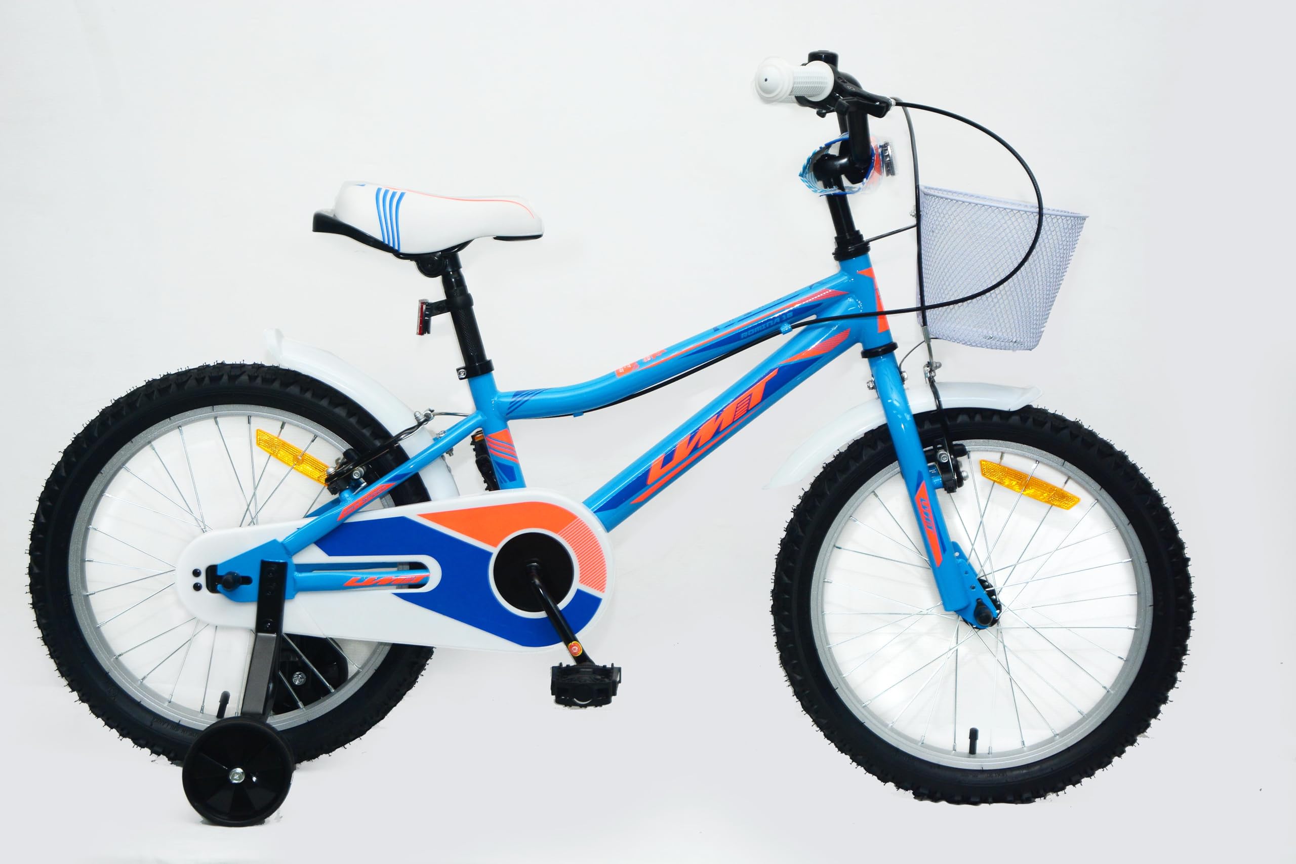 Bicicleta 18 Pulgadas niña | Bicicleta niña 6-8 años + Frenos V-Break + Estabilizadores + Cuadro Acero | Segura y Resistente