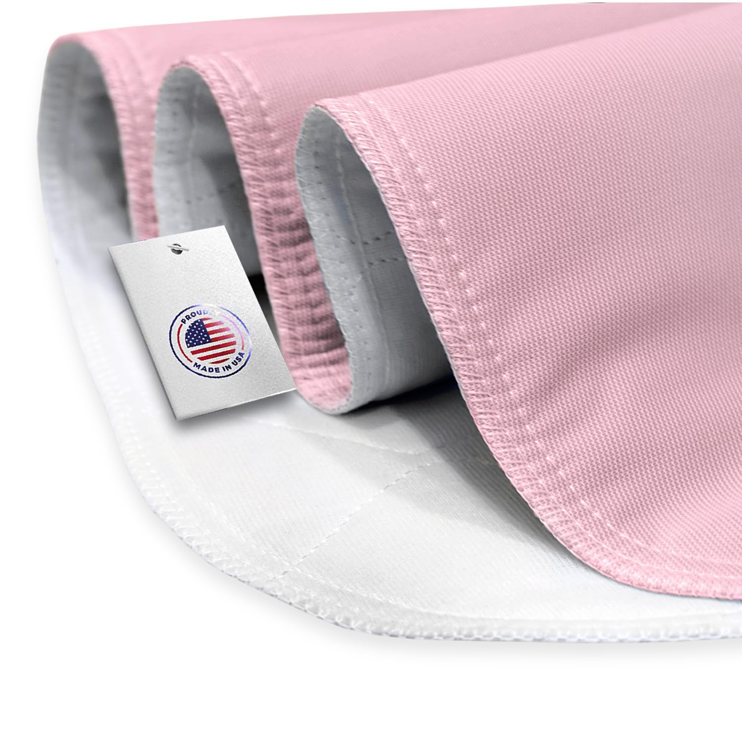 Kosmocare Reusable Underpad Washable Incontinence Bed Pad Overnight Sheet, Underpad Mattress Protection for Baby, Elderly & Patient Care- (Brushed Polyester) - Pink - 75 Cm