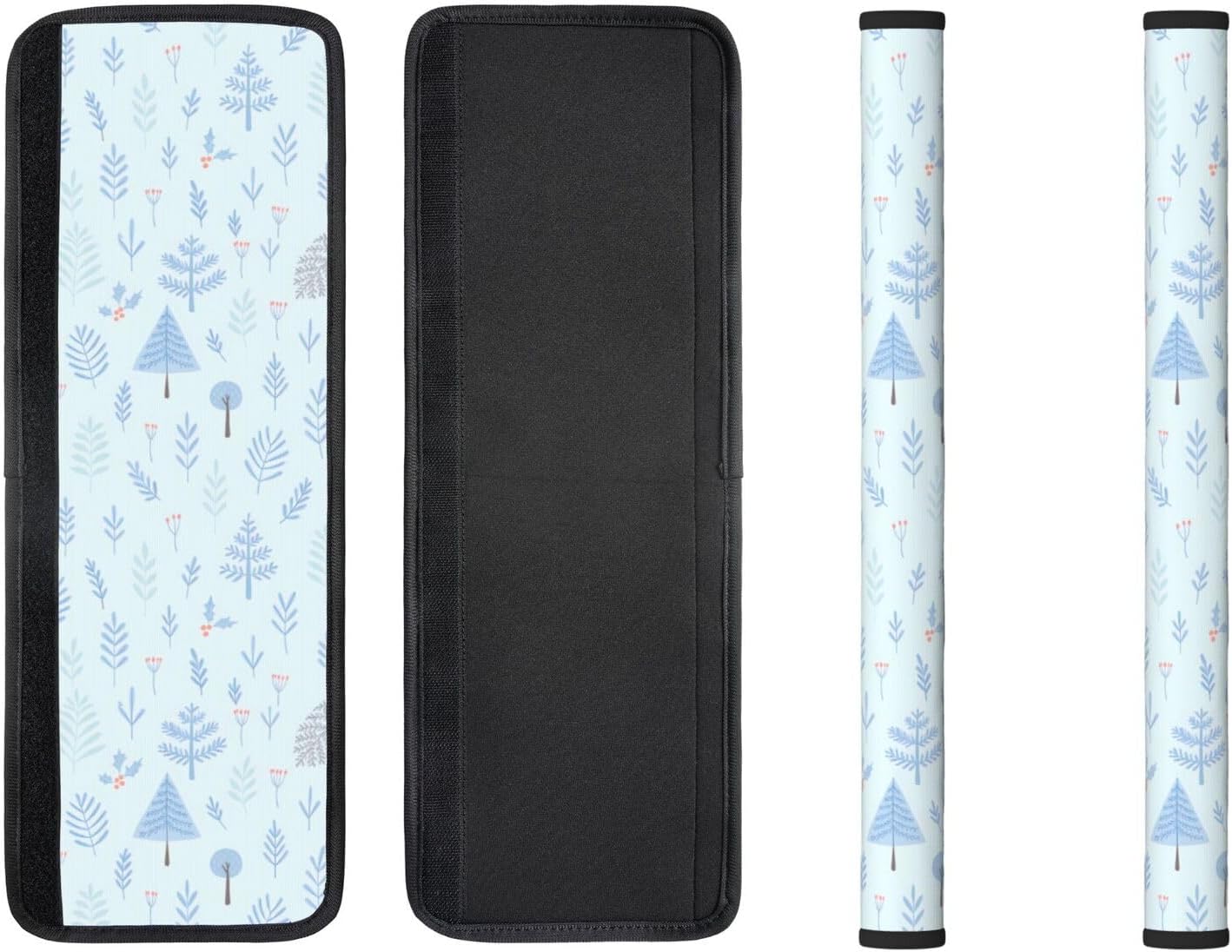 Christmas Refrigerator Handle Covers Bird Sock Snowflake Green Fridge Handle Covers Set of 2 Refrigerator Door Handle Covers for Kitchen Decor Door Handle Covers for Oven Dishwasher