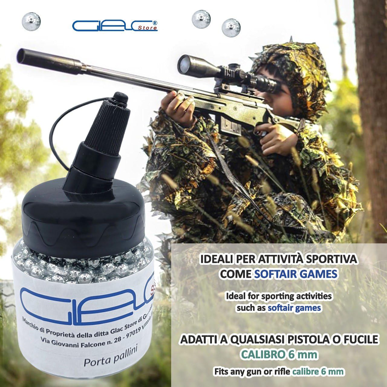 ROYAL - 1000/2000 Pallini per Softair Soft Air 6mm 0.20 gr/0.12 gr BB – Gun's Paradise