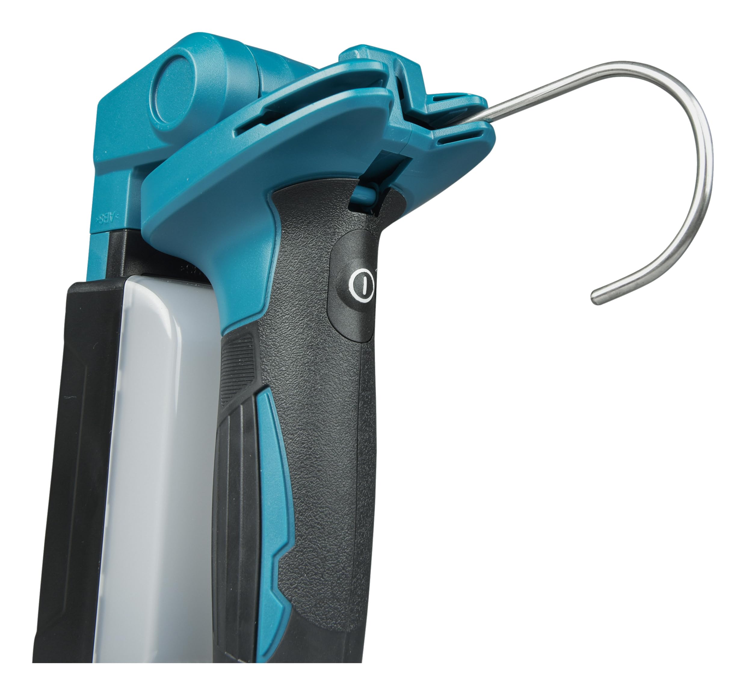 Makita DML816X - Lampada da lavoro a batteria a LED, 14,4 V-18 V (senza batteria e caricabatterie), con diffusore, max. 500 lumen, 3 livelli di luminosità, testa luminosa orientabile di 270°