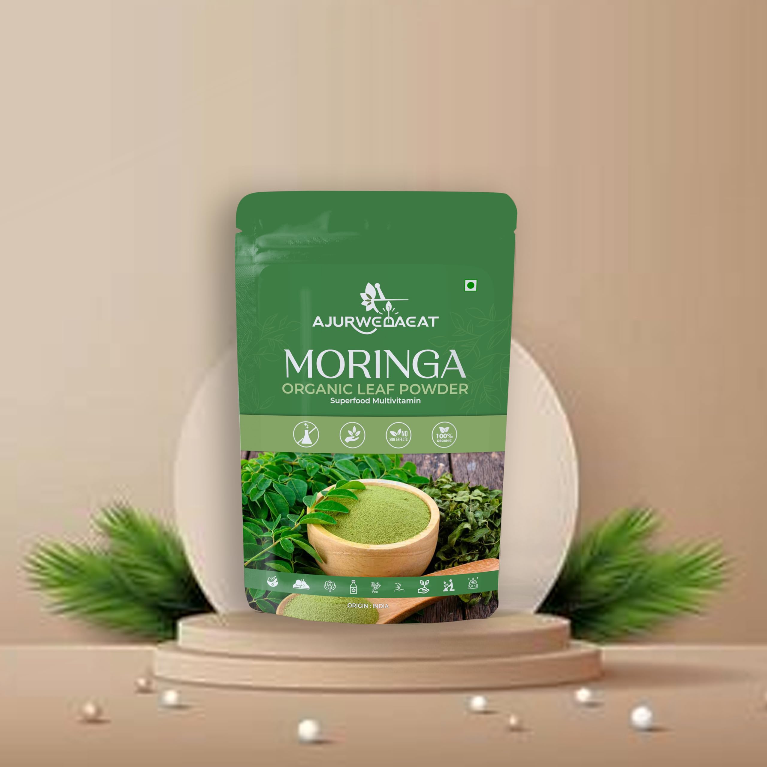 Organic India Moringa Powder, Essential Nutrition Superfood, Helps Naturally Boost Energy Levels, Improves Stamina & Vitality, Rich In Vitamins & Minerals (100 GM - Pack Of 1) — Amazon image 6