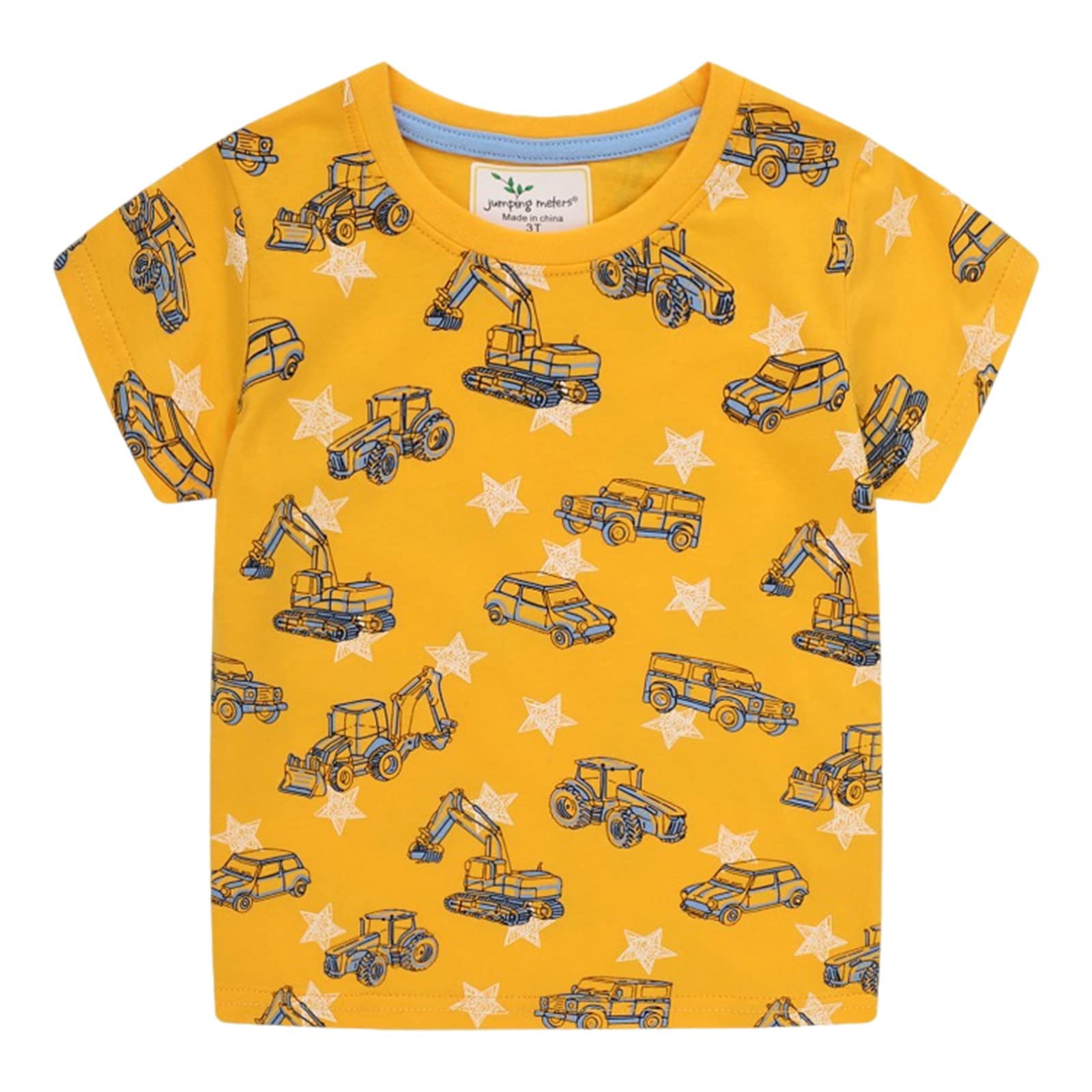 Unisex Baby T-Shirt Baumwolle Süß Karikatur Tier Muster Tops für 1-7 Jahre Alt
