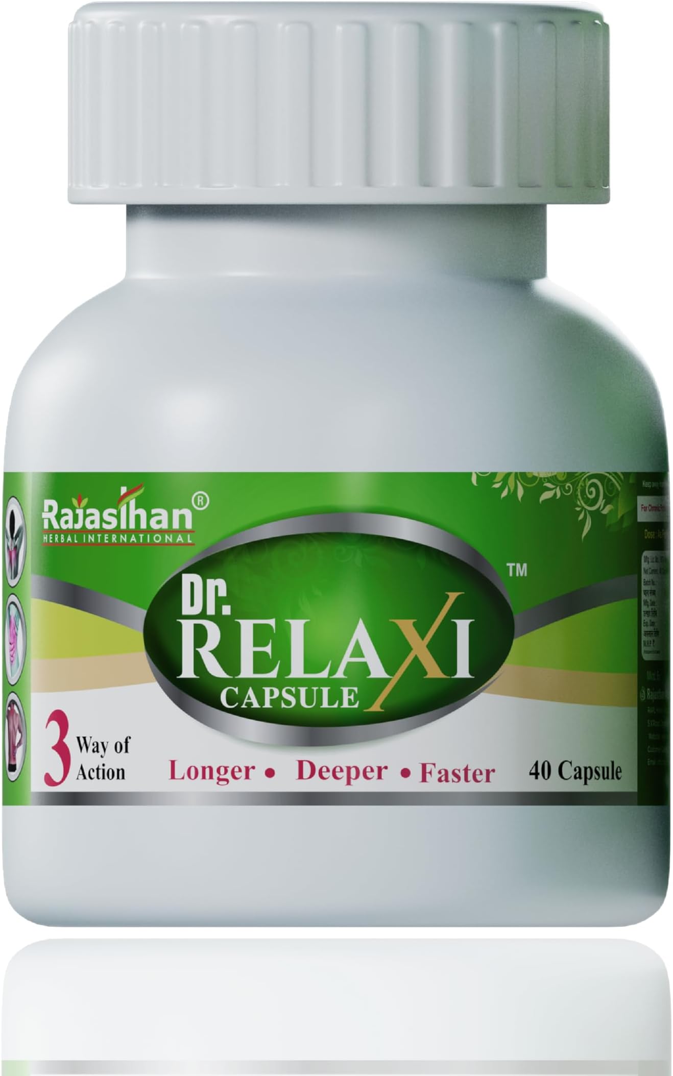 Dr. RELAXI Rajasthan Herbal Dr Relaxi 40 Capsule (Pack Of 1)