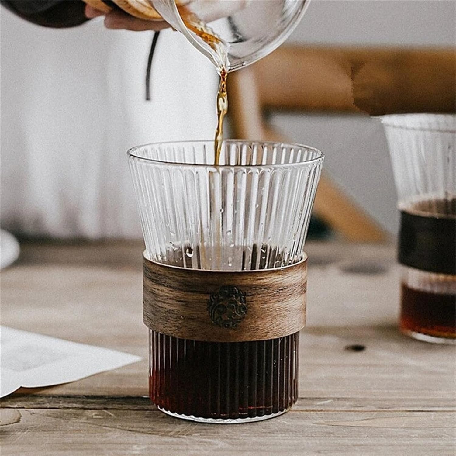 Coffee Mugs 350ml Style Glass Coffee Mug Cup Glass Cup Glasses Coffee Ware Tea Mugs Beer Mug Coffee Cup