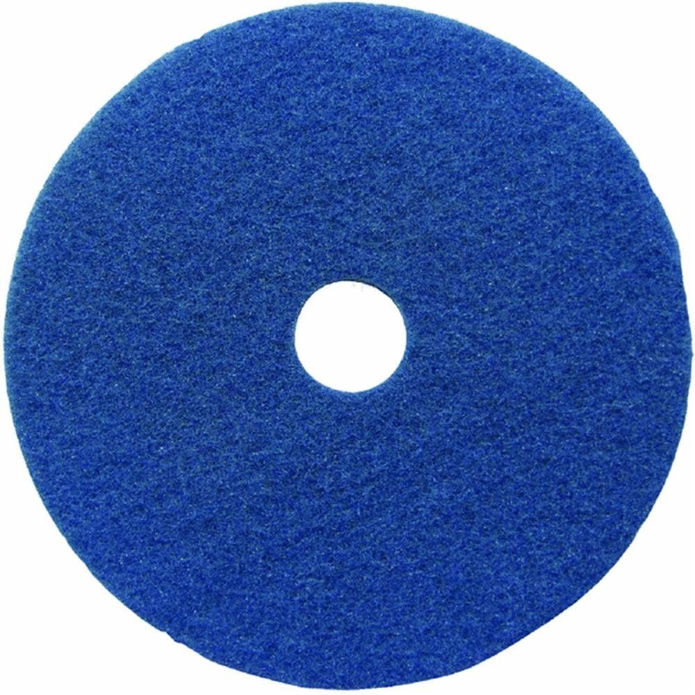 Lundmark Blue 17-Inch Floor Pad for Wet Scrubbing or Heavy-Duty Spray Cleaning up to 350 RPM, TKL17BL