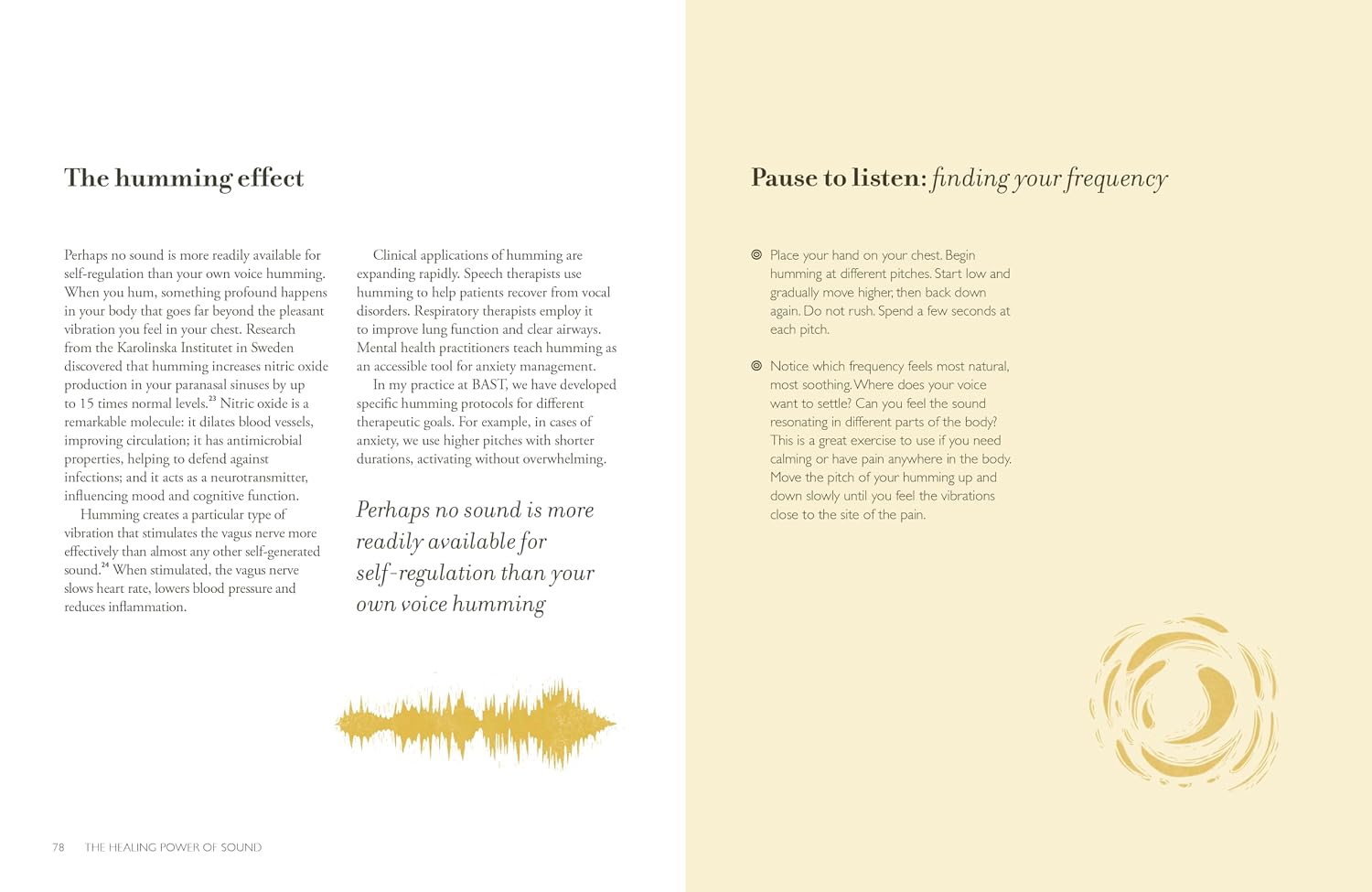 The Healing Power of Sound: The fundamental therapeutic guide