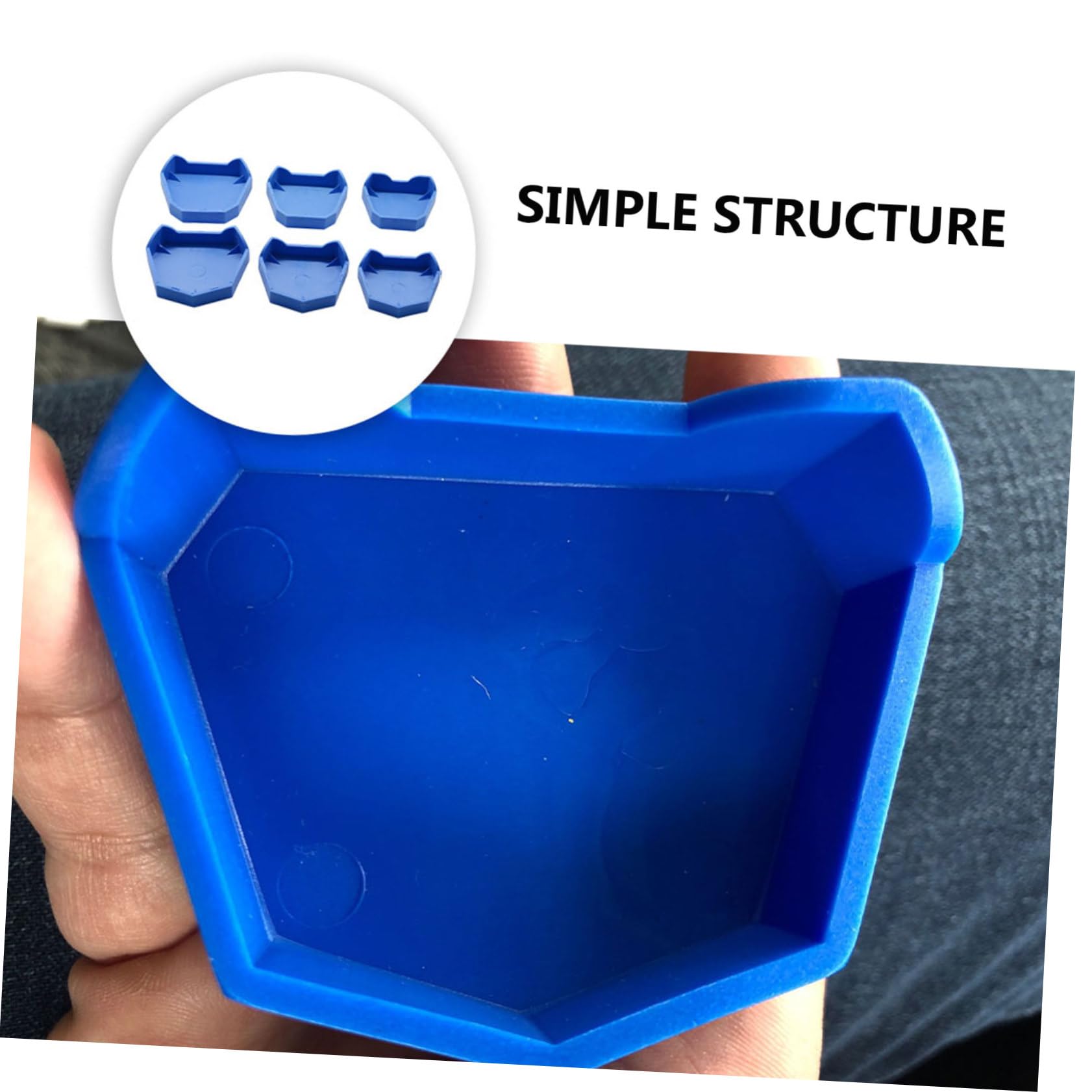 Ciieeo 5 Set Base Per Dentali Stampo Per Con Design Flessibile E Facile Separazione Adatto Per Cliniche E Laboratori 6 Pezzi*5
