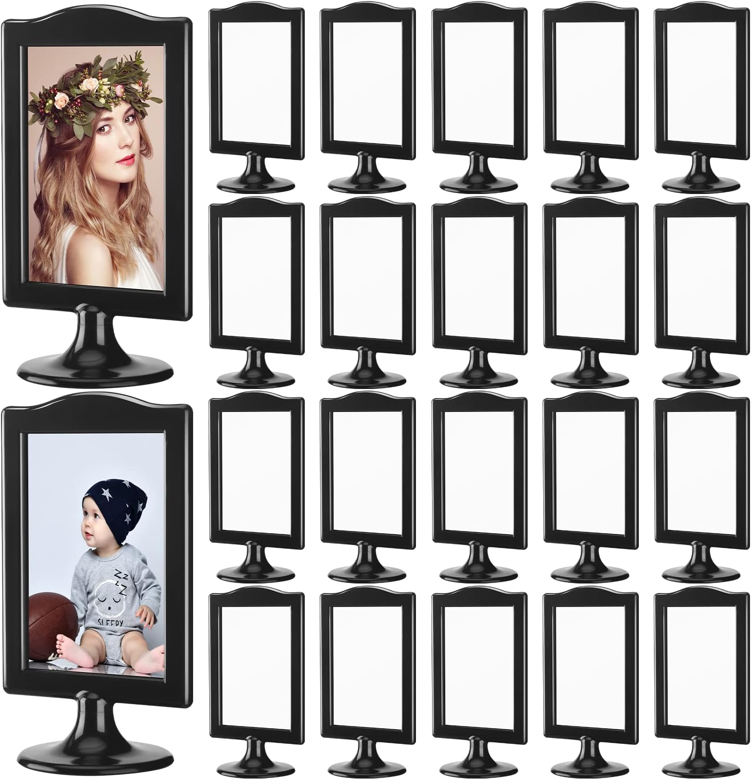 ALBEN Elegant Double Sided Standing Picture Frames