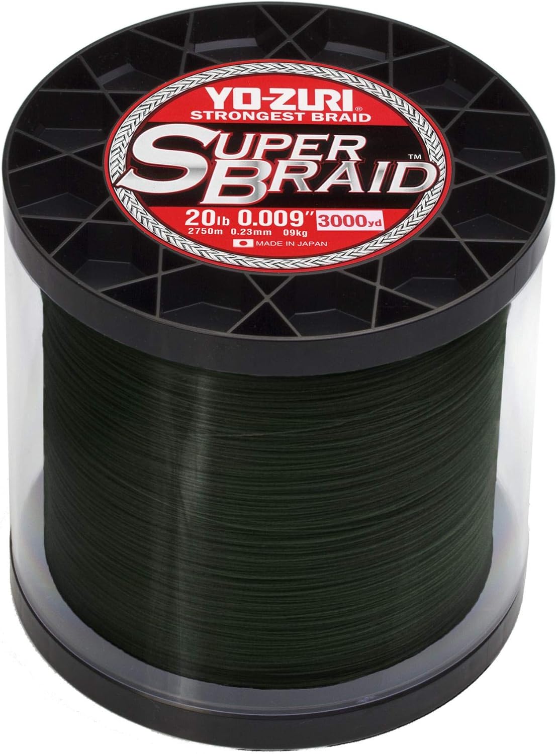 Yo-Zuri YZ SB 20LB DG 3000YD Super Braid Dark Green 20Lb 3000Yd