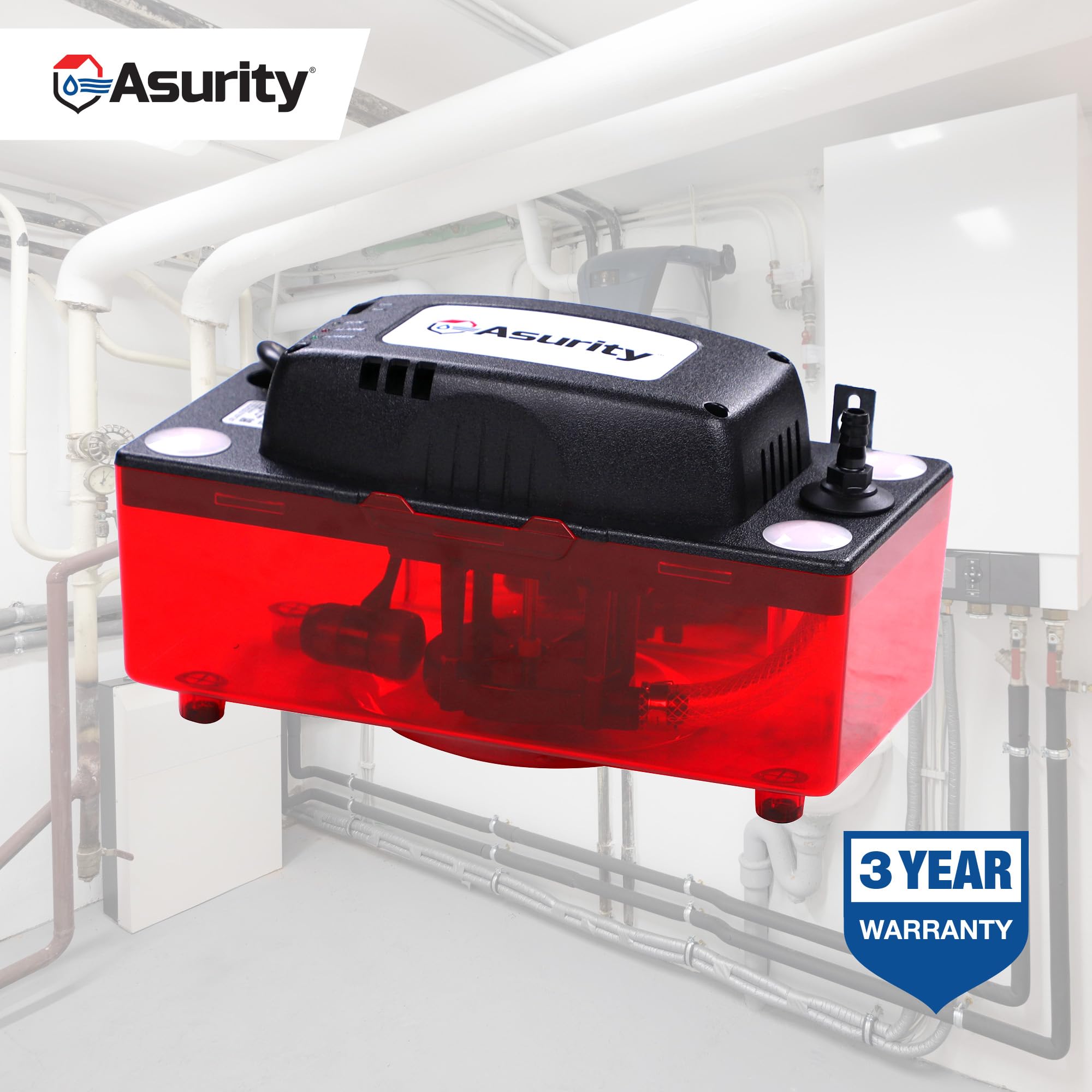 Asurity ULTRACP-22 Condensate Pump - 22' Lift -7 Asurity ULTRACP-22 Condensate Pump - 22' Lift -7