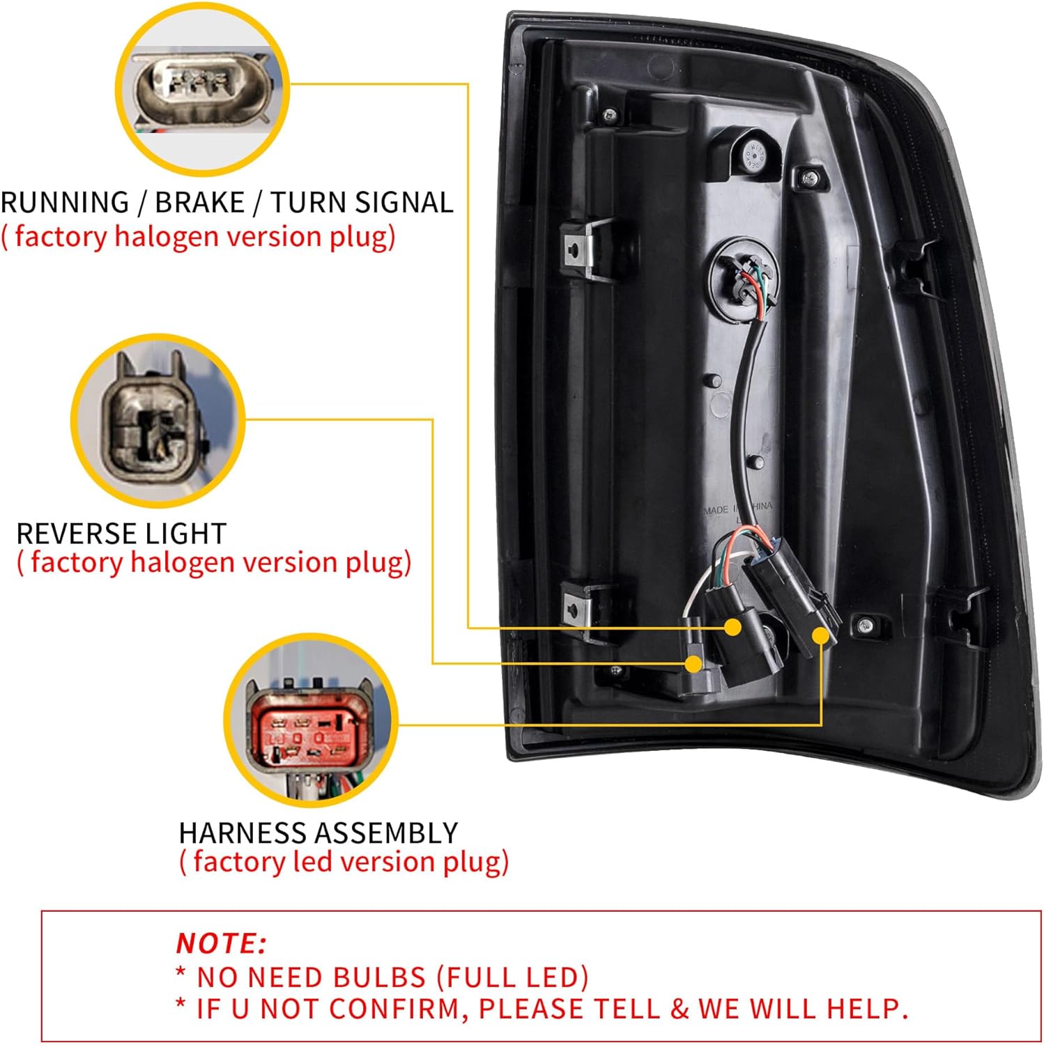 VLAND LED Red Turn Signal Taillights Compatible for [Dodge RAM 1500 2009-2018 & 2010-2018 RAM 2500/3500] With Reverse Running Brake Turning Function Rear Lamps Assembly, (Not fit a 2019 2020)