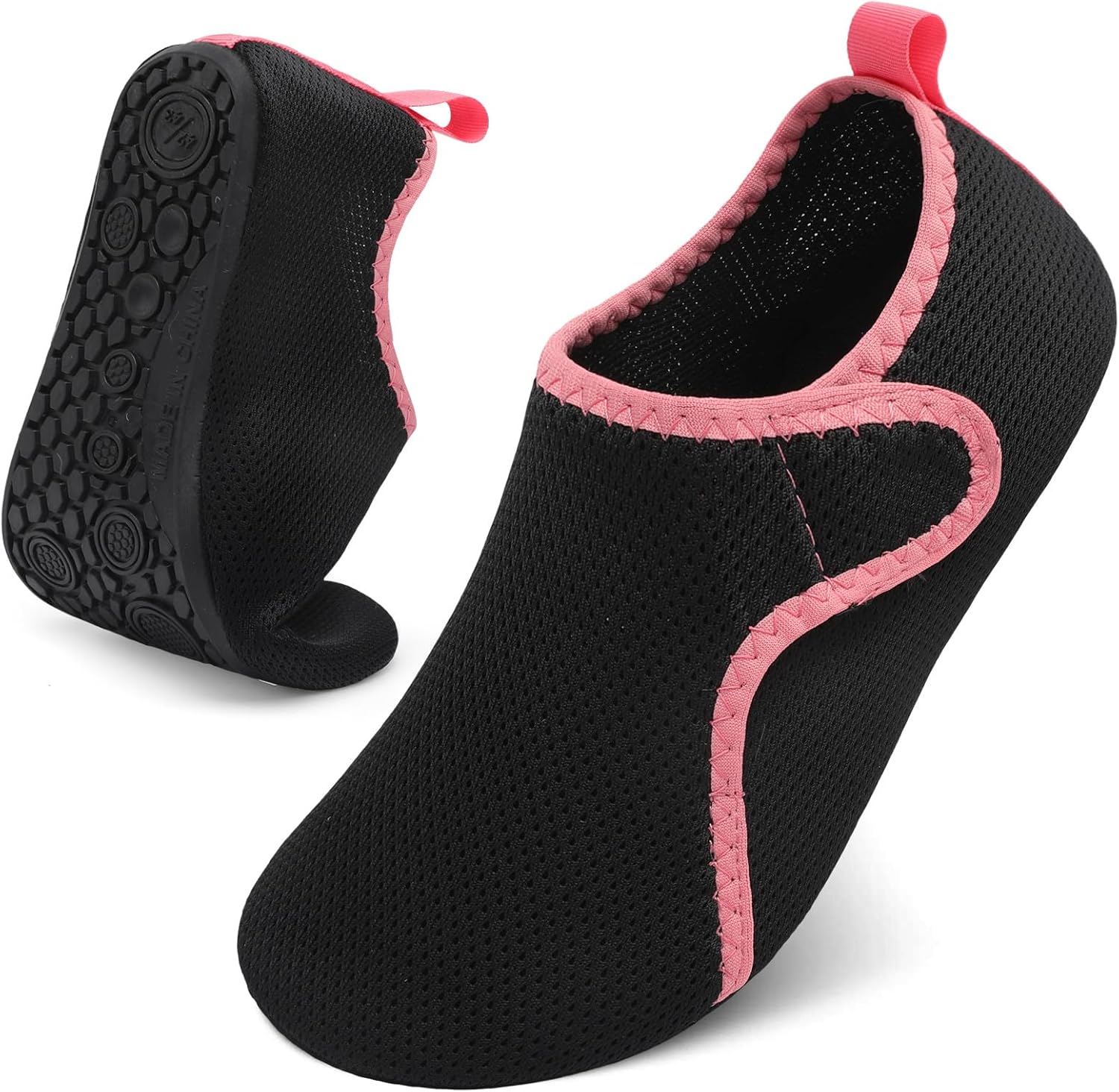 LeIsfIt Water Shoes for Women Men Quick-Dry Aqua Socks Non-Slip Swim Beach Barefoot Socks with Rubber Sole for River Pool Lake Surf Yoga